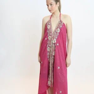 Vestido joya rosa 088