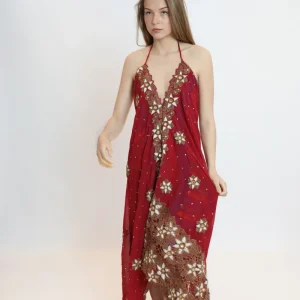 Vestido joya rojo 198