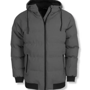 Chaqueta Acolchada Gris