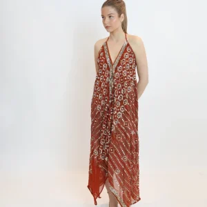 Vestido joya rojo 059