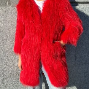 Abrigo fly Long (rojo)