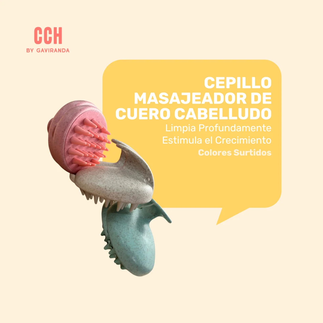 Cepillo Masajeador Cuero Cabelludo - Limpieza / Crecimiento