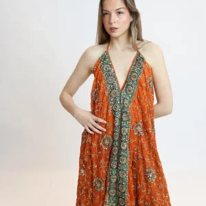 Vestido joya naranja 172