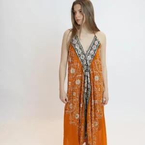 Vestido joya naranja 150