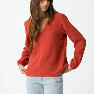 Blusa Espalda Plisada