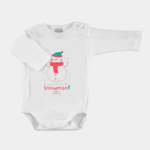 Body de Navidad para Bebé Muñeco de Nieve