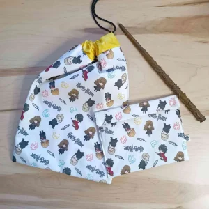 Wet bag Harry Potter (bolsa impermeable reutilizable)  y portasandwich