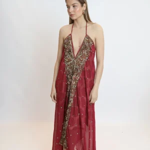 Vestido joya rojo 261