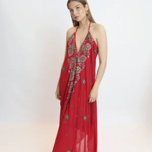 Vestido joya rojo 295