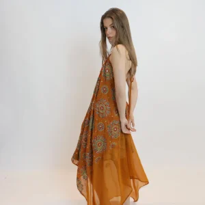Vestido joya naranja 130