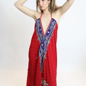 Vestido joya rojo 268