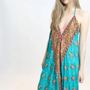 Vestido joya azul 226