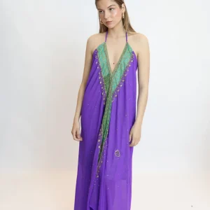 Vestido joya morado 257