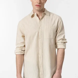 Camisa Beige Lino