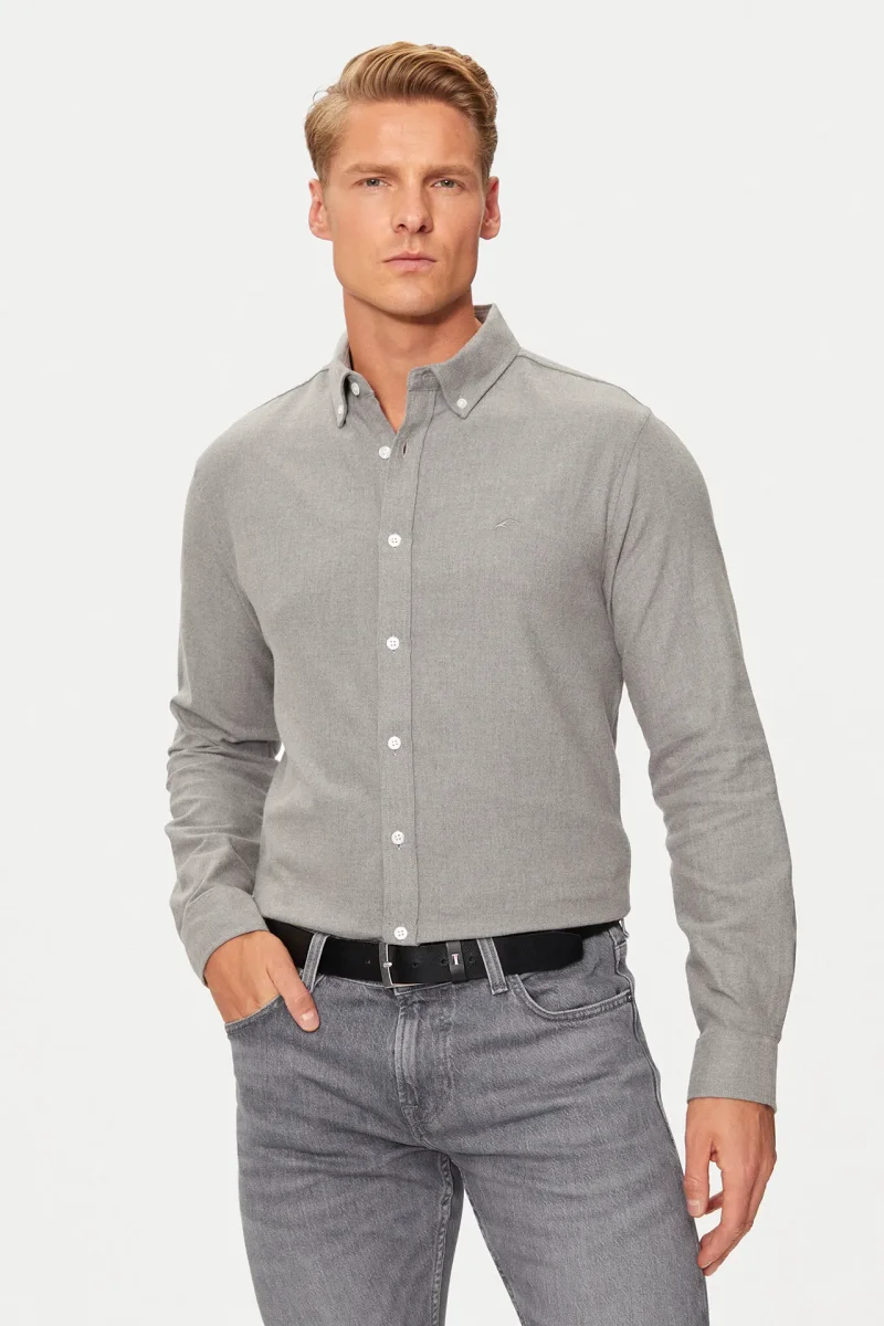 Camisa Gris Lisa - Imagen 2