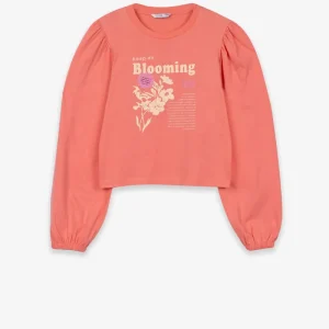 Camiseta Rosa Manga Larga