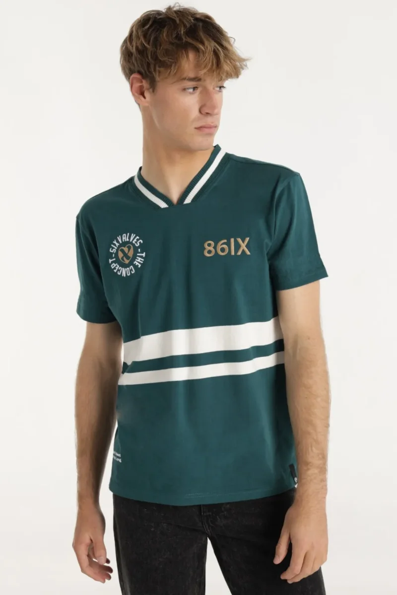 Camiseta Retro Futbol Verde - Imagen 2