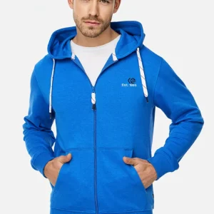 Chaqueta Azul con Capucha