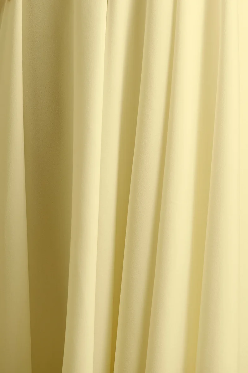 Parina | Vestido Midi Color Limón Con Tirantes Y Falda Con Volumen - Imagen 7