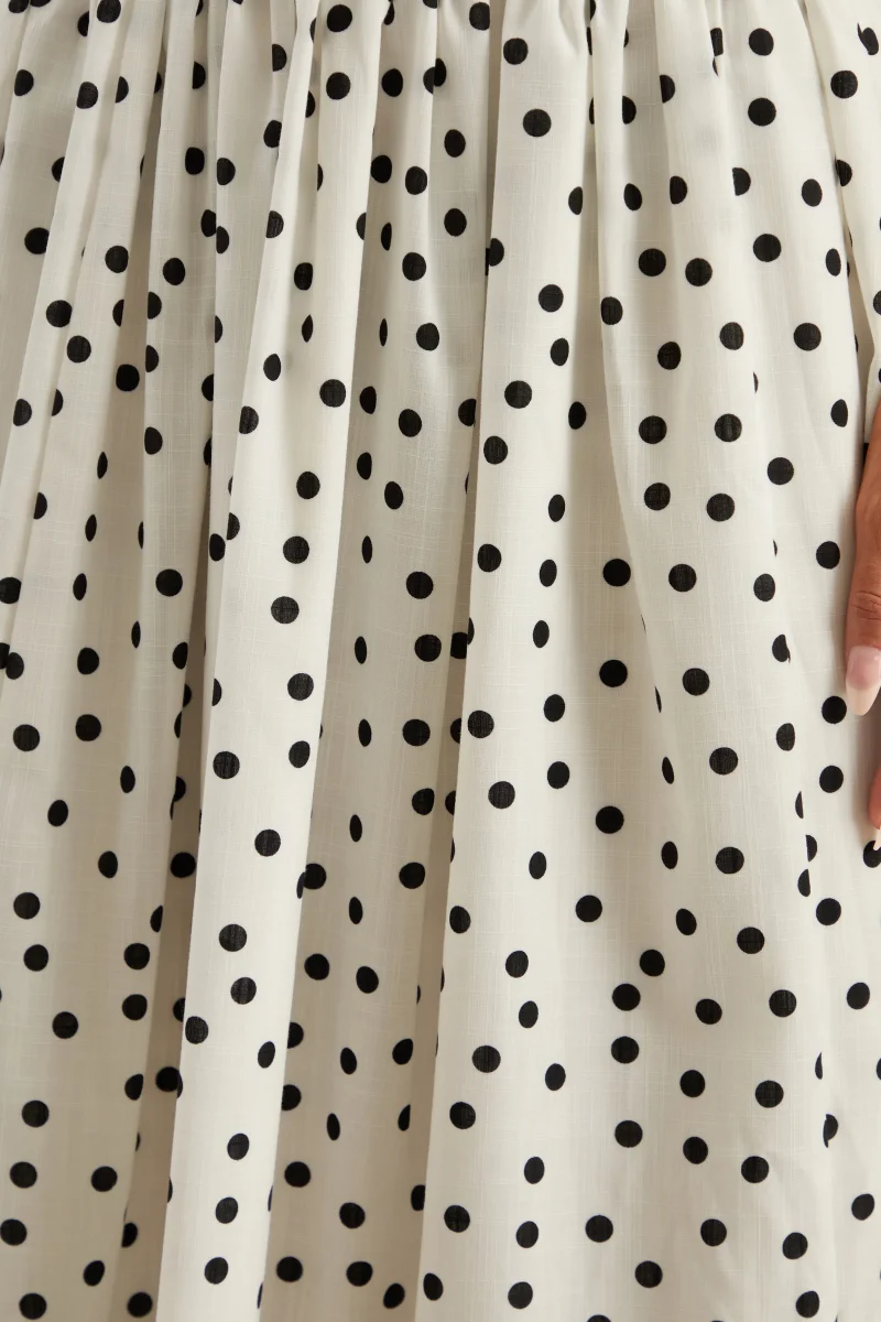 Triumph | Vestido Midi Bandeau con Lunares - Imagen 7