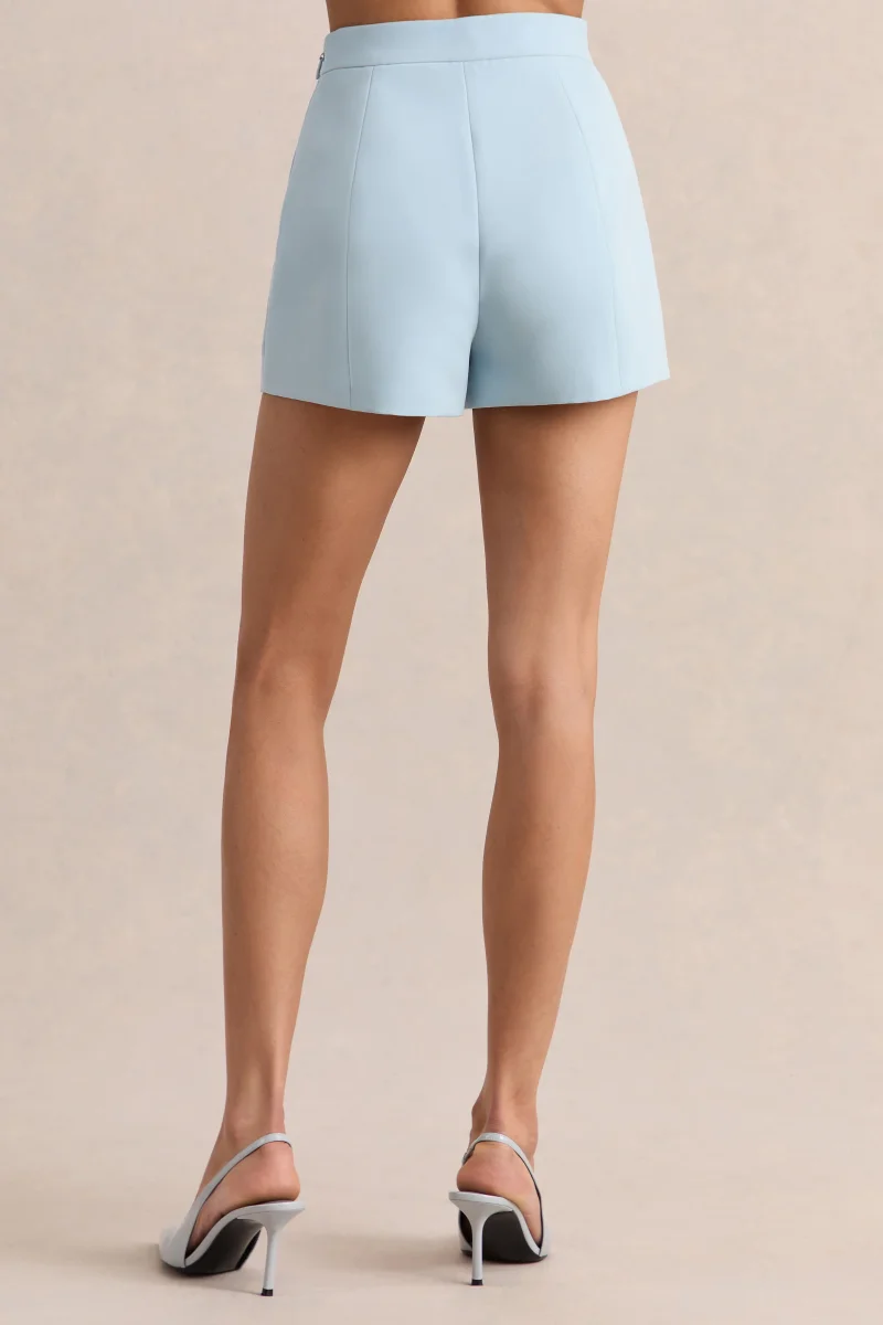 Hala | Shorts de vestir azul claro - Imagen 6
