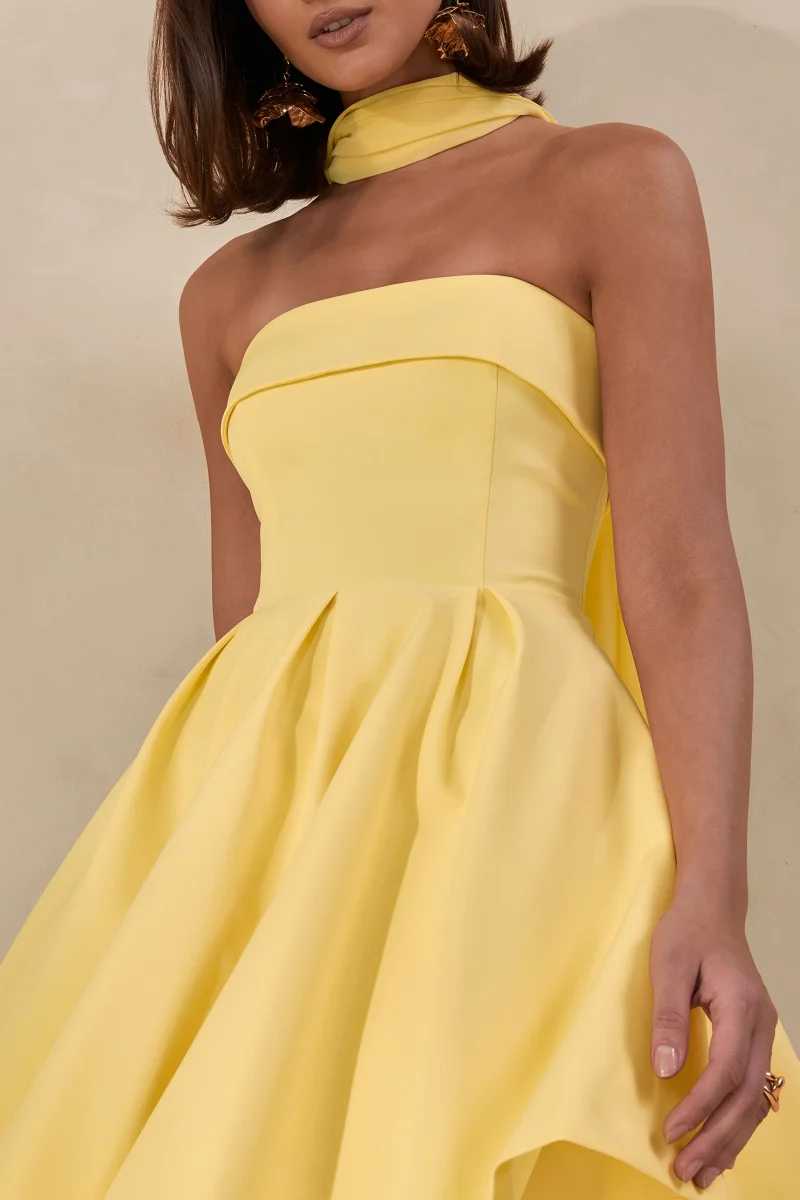 Bruna | Pañuelo De Gasa Limón - Imagen 5