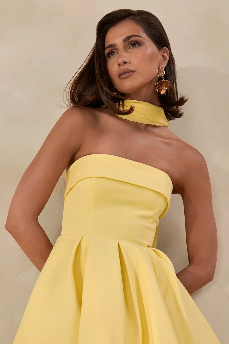 Bruna | Pañuelo De Gasa Limón - Imagen 4
