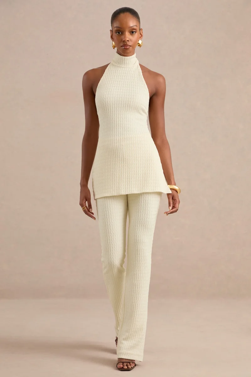 Athenais | Pantalón Crudo De Pierna Recta - Imagen 6