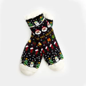 Calcetines de Navidad de Andar por Casa Santa, Muñecos y Regalos
