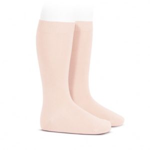 Calcetines altos Cóndor color nude