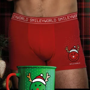 Calzoncillo Boxer Hombre Smile + Taza a Juego
