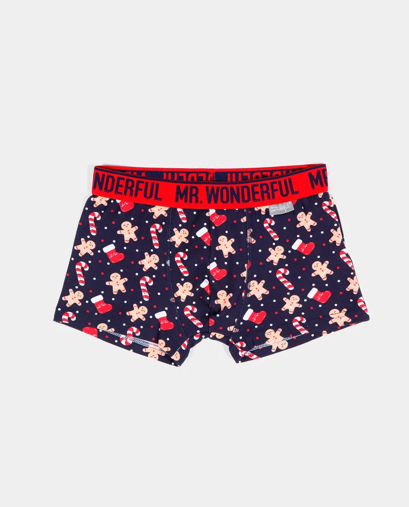 Calzoncillo Boxer Mr Wonderful Galletitas y Bastones con Cajita metálica a juego - Imagen 7