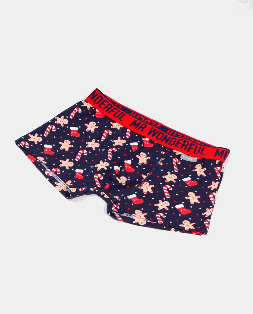 Calzoncillo Boxer Mr Wonderful Galletitas y Bastones con Cajita metálica a juego - Imagen 8