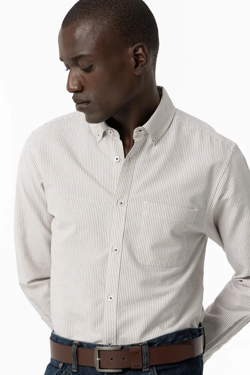 Camisa Rayas Oxford