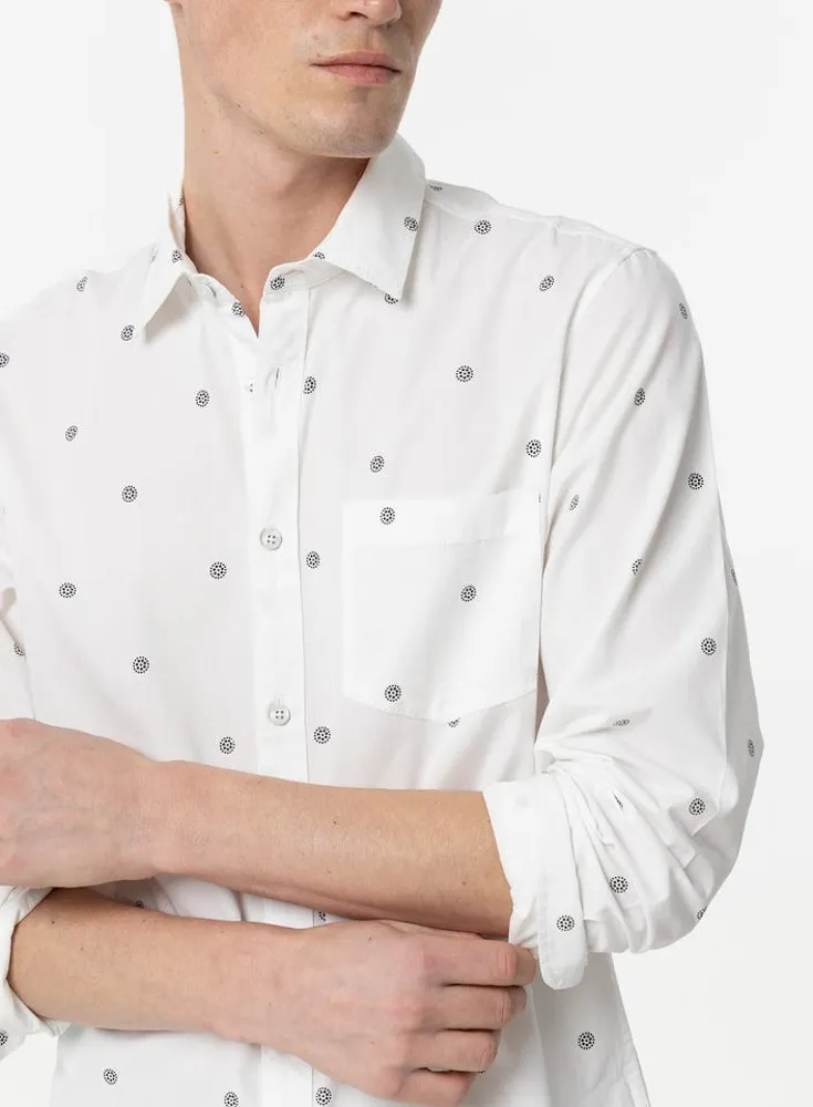 Camisa Blanca Topitos - Imagen 3
