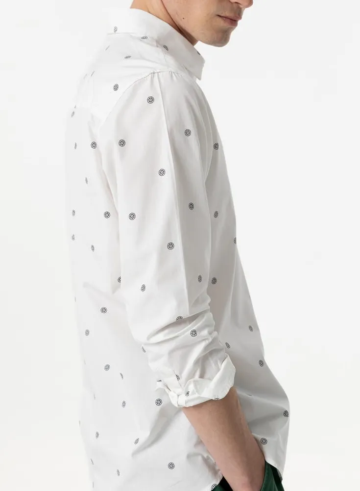 Camisa Blanca Topitos - Imagen 4