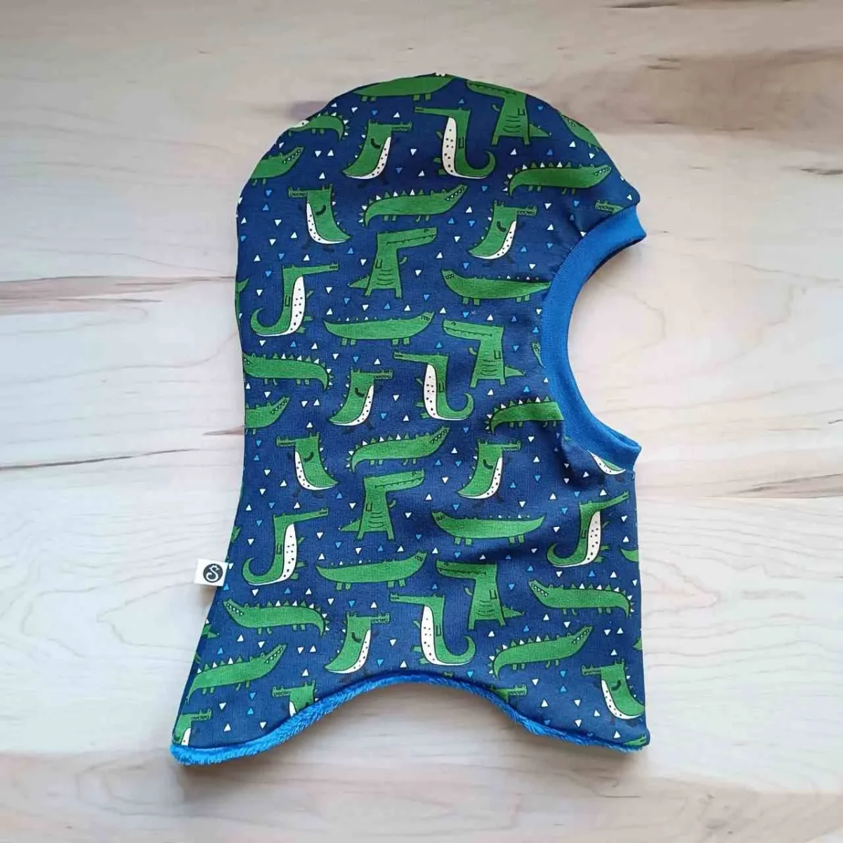 Capucha polar infantil azul