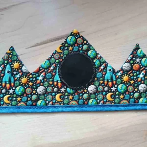 Corona de tela del espacio 3D