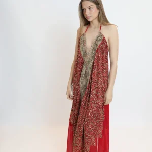 Vestido joya rojo 215