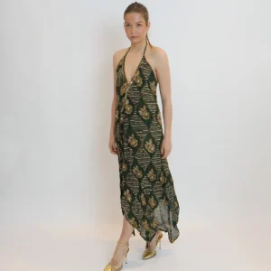 Vestido joya verde 109
