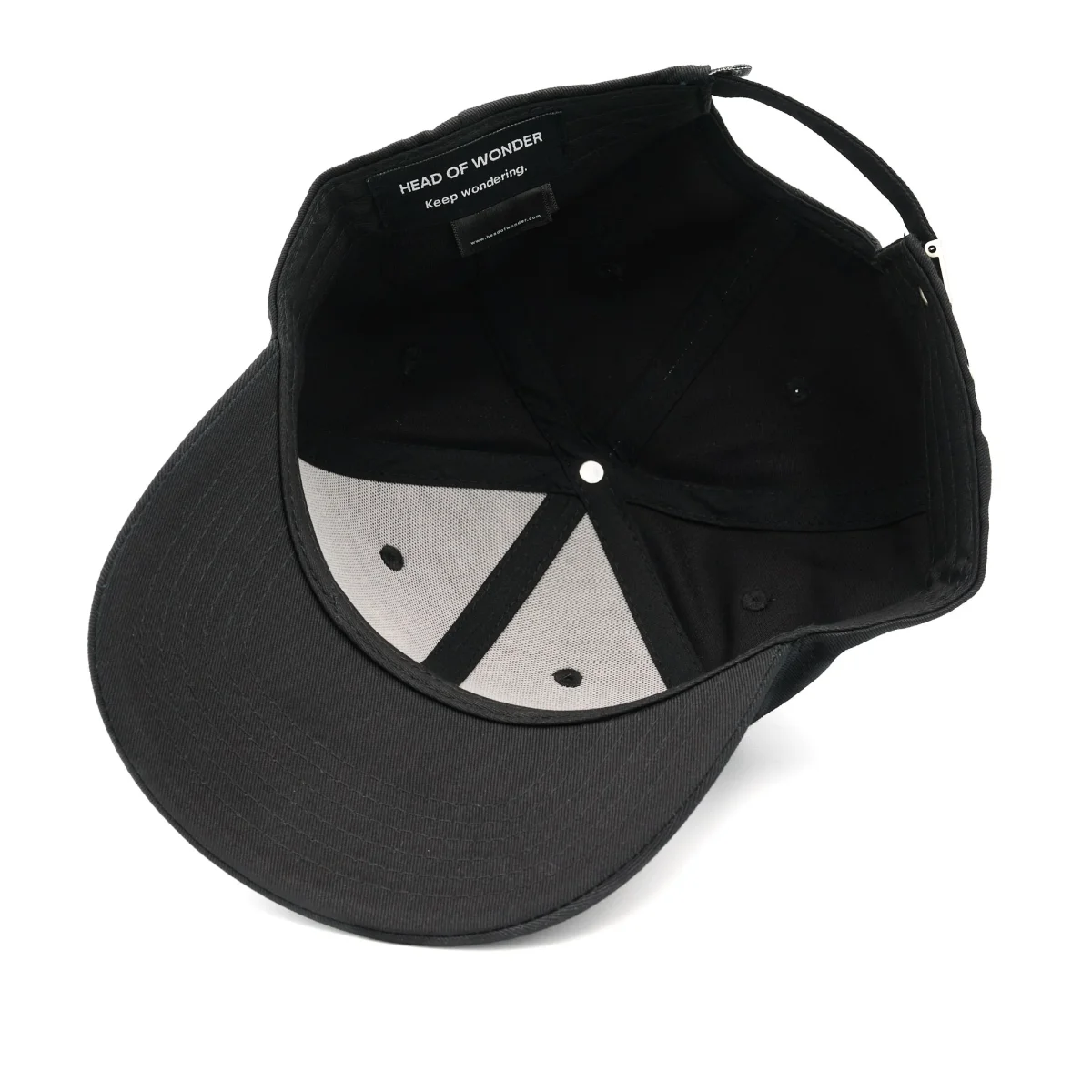 Gorra XL HEAD OF WONDER Negra – Baseball Cap - Imagen 5
