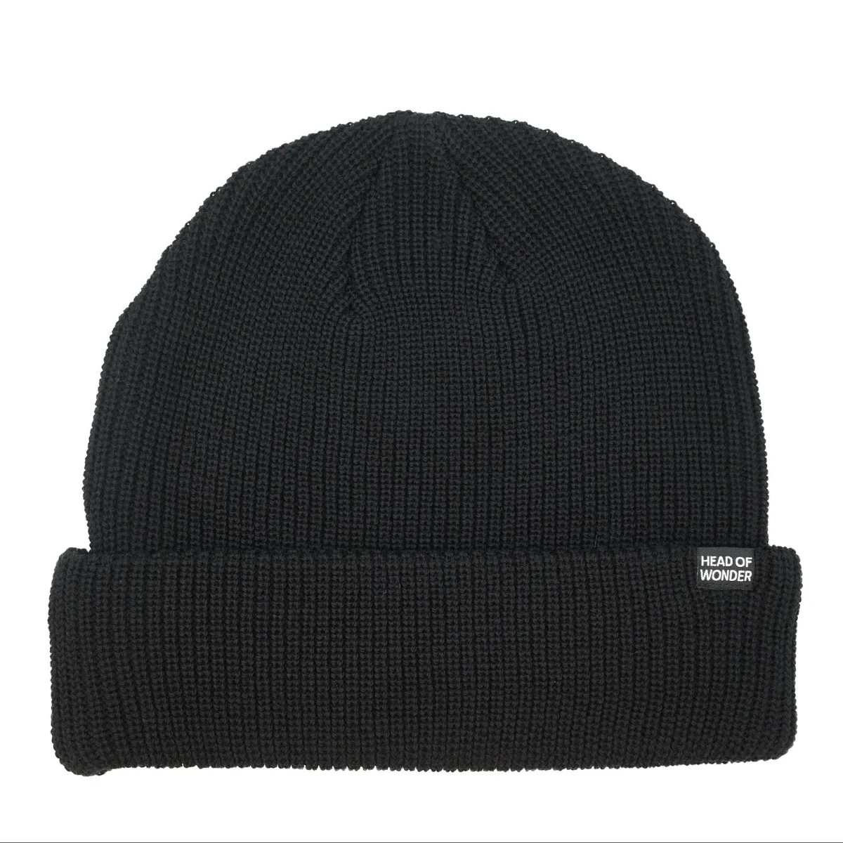 Gorro de merino XL HEAD OF WONDER Negro – Beanie