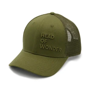 Gorra XL HEAD OF WONDER Verde oliva – Classic Trucker Hat