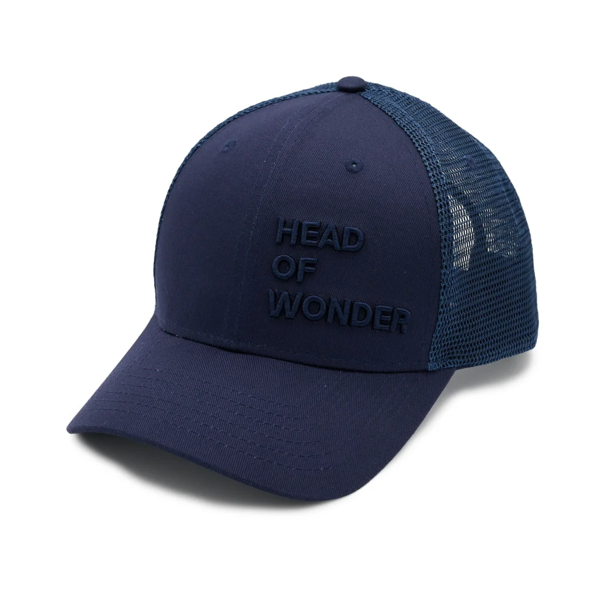 Gorra XL HEAD OF WONDER Azul marino – Classic Trucker Hat - Imagen 2