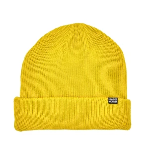 Gorro de merino XL HEAD OF WONDER Amarillo – Beanie