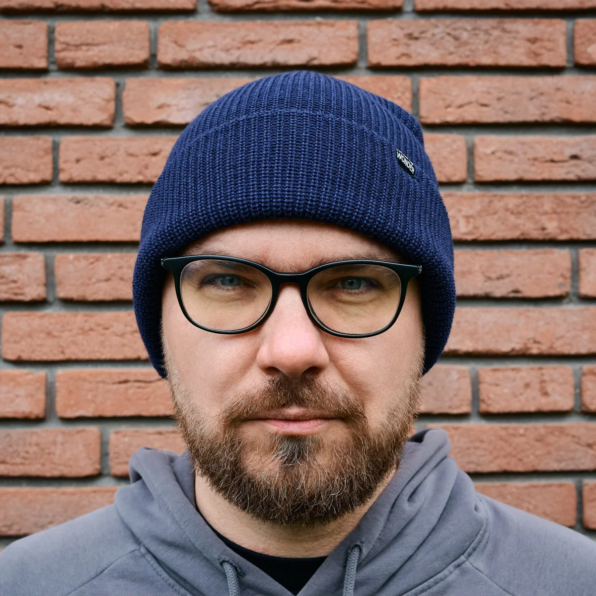 Gorro de merino XL HEAD OF WONDER Azul marino – Beanie - Imagen 5