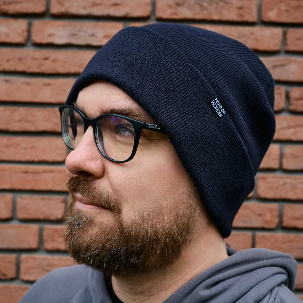 Gorro XL HEAD OF WONDER Azul marino oscuro – Beanie - Imagen 4