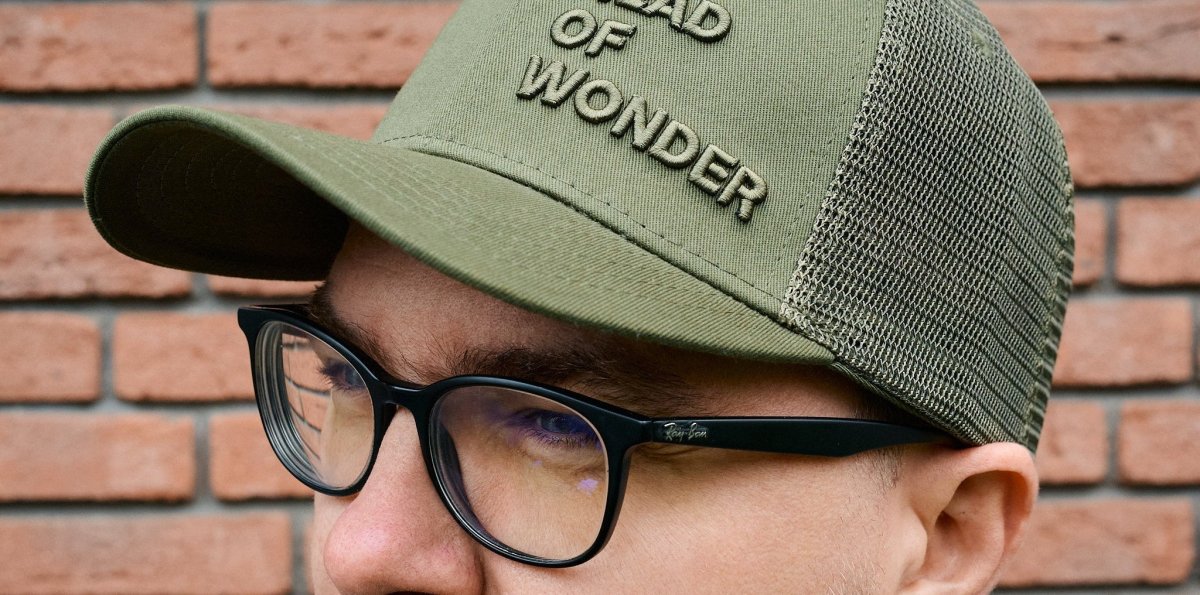 Gorra XL HEAD OF WONDER Verde oliva – Classic Trucker Hat - Imagen 6