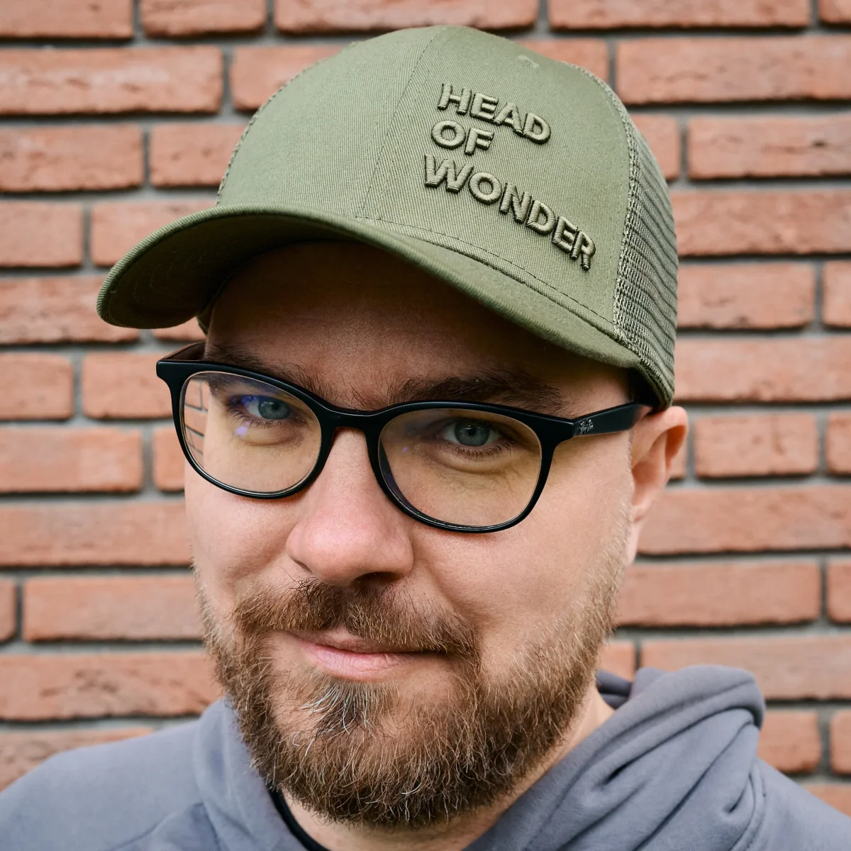 Gorra XL HEAD OF WONDER Verde oliva – Classic Trucker Hat - Imagen 7