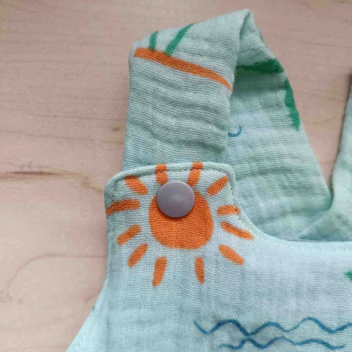Peto verano muselina hasta talla 3-4 años - Imagen 4